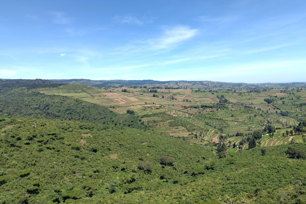 Viewing point in Mount Elgon